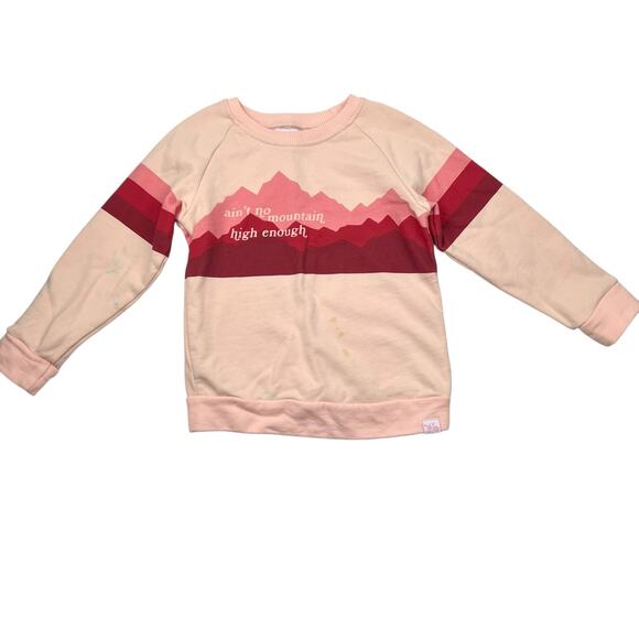 SweetHoney Pink Ain’t No Mountain High Enough Sweatshirt - Picture 1 of 7